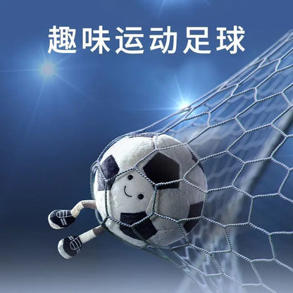 Football doll, fun and cute basketball comfort doll, creative plush toy, stress-relieving toy