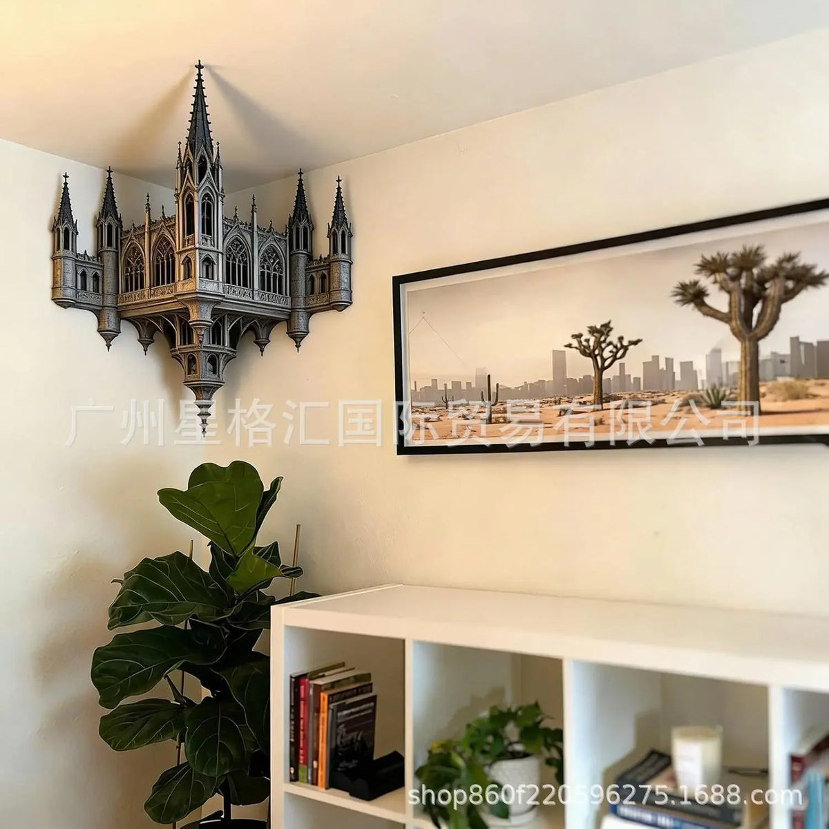 That Reshapes Reality Illusionary Optical Illusion Wall Art Sticker Impossible Corners Wall Creativity Home Decoration